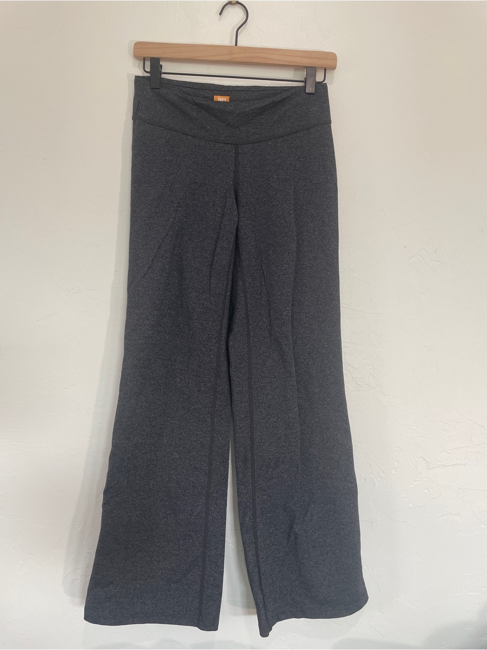 Lucy Powermax Wide-Leg Yoga Pants in Dark Gray